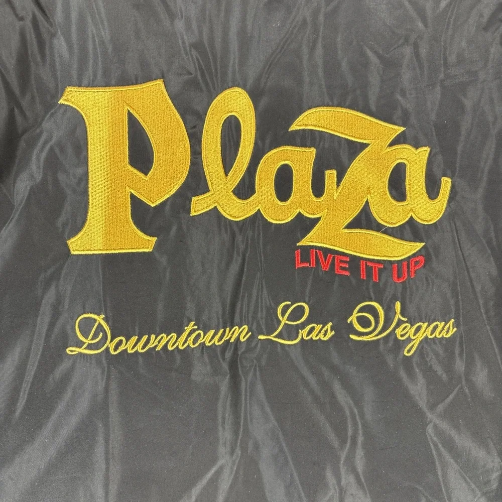 Las Vegas The Sand Dollar‎ Playa! Satin Bomber Jacket. Men's XL VEGAS SWAG!